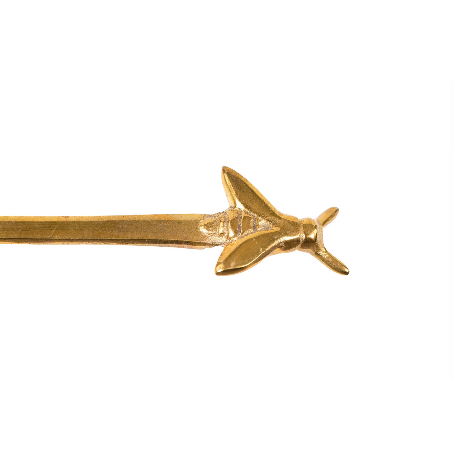5"L Brass Spoon w/ Bee (One Spoon)