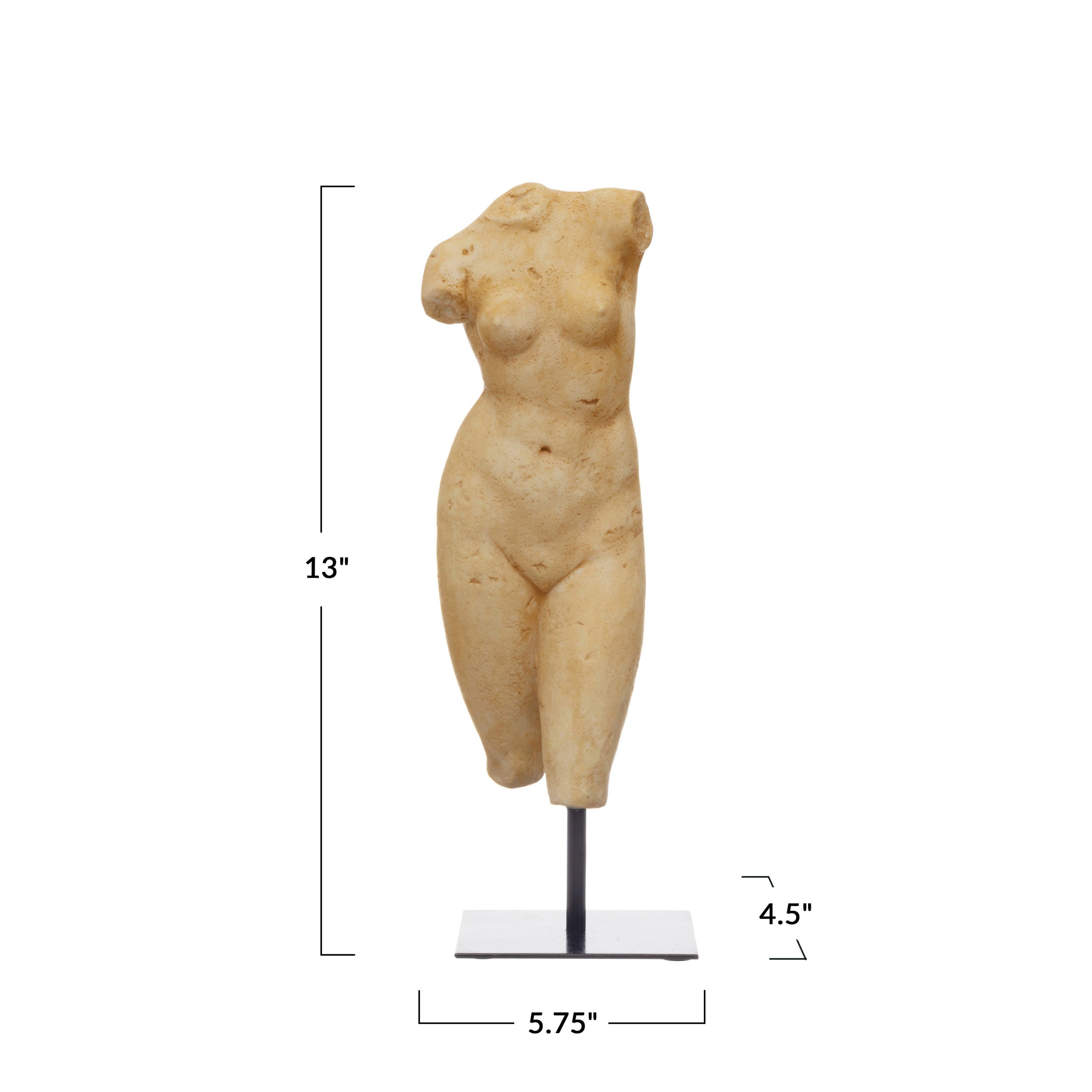 Female Body Figure on Metal Stand