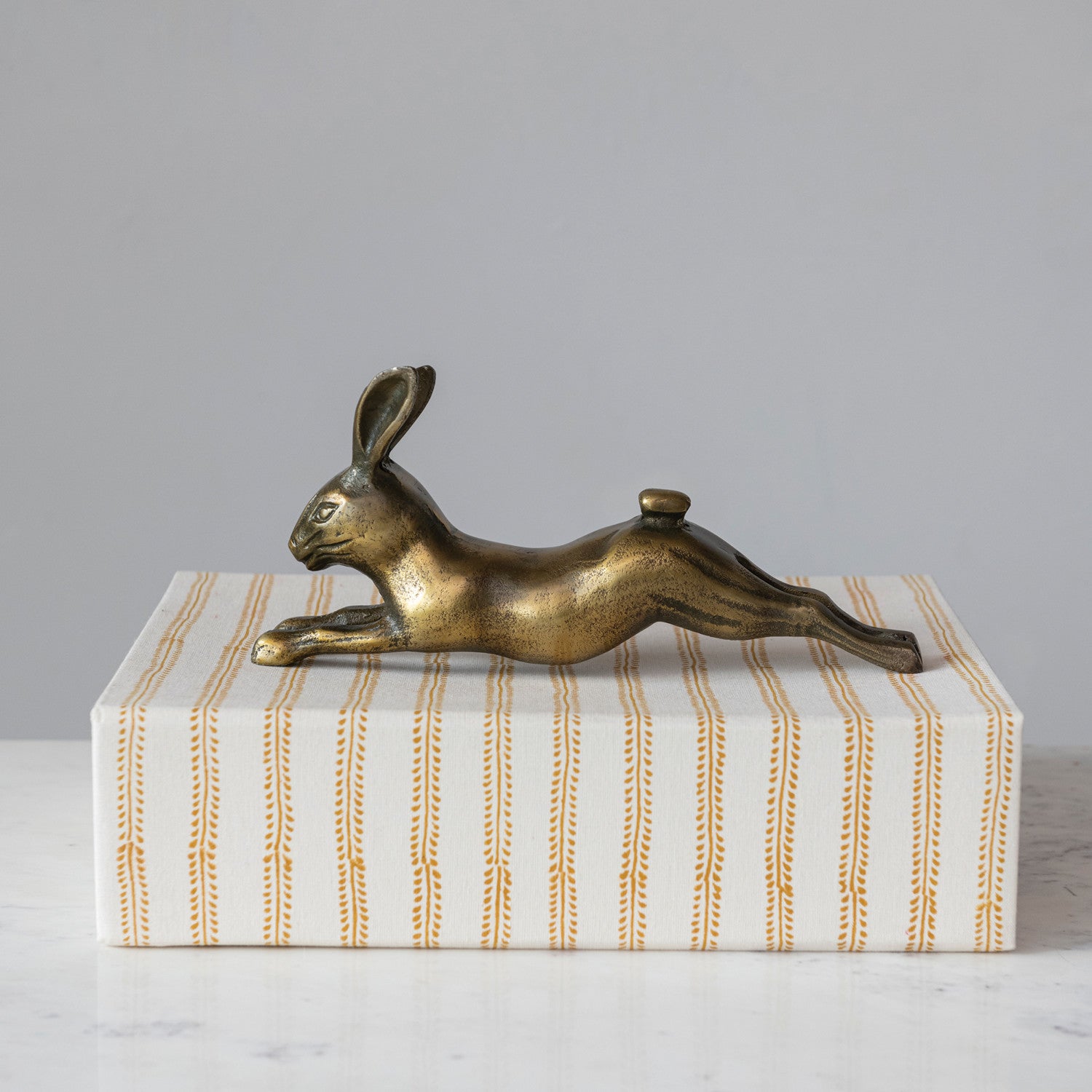 Antique Brass Rabbit