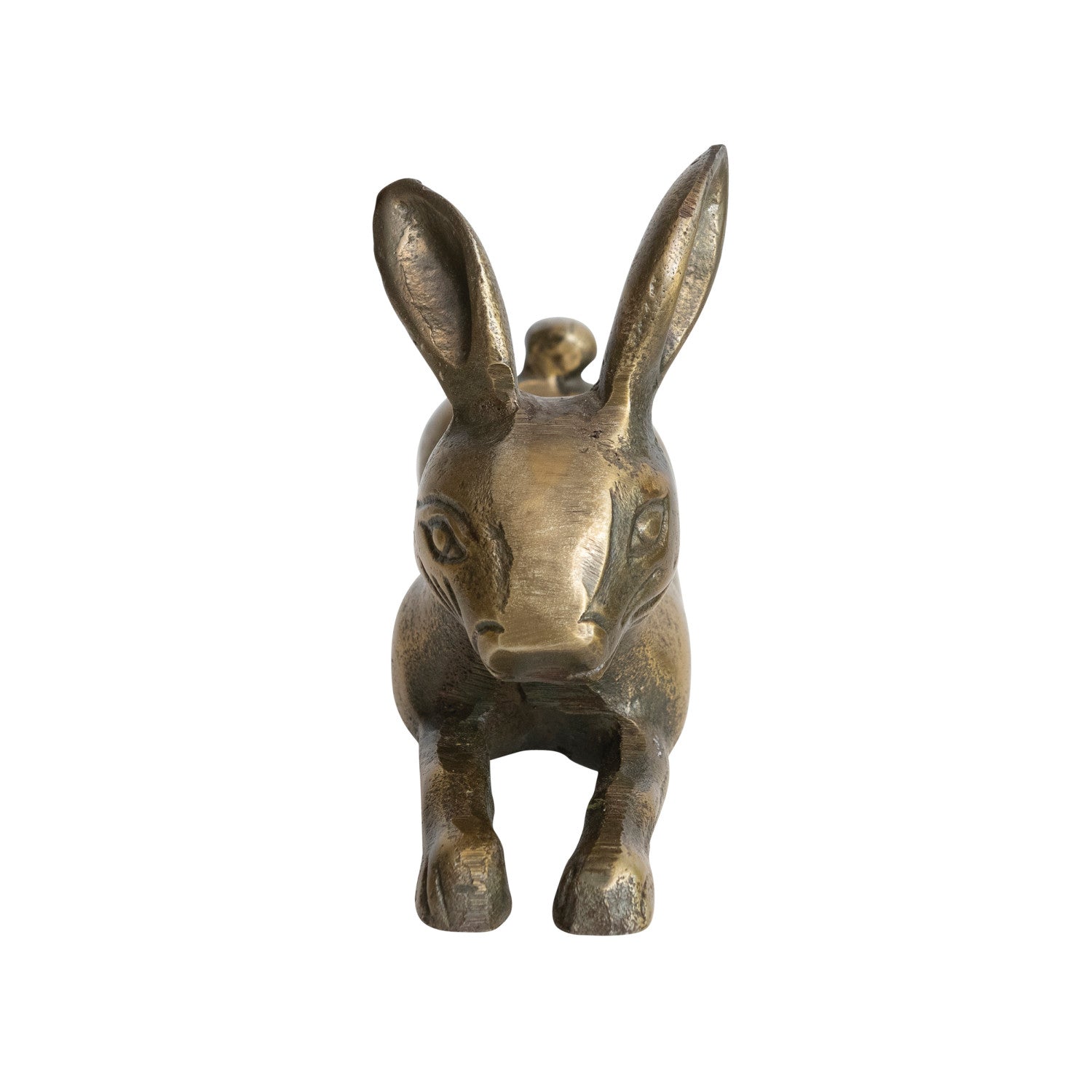 Antique Brass Rabbit