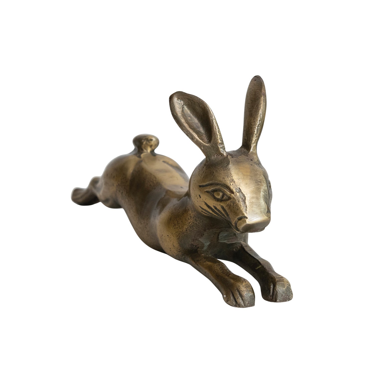 Antique Brass Rabbit