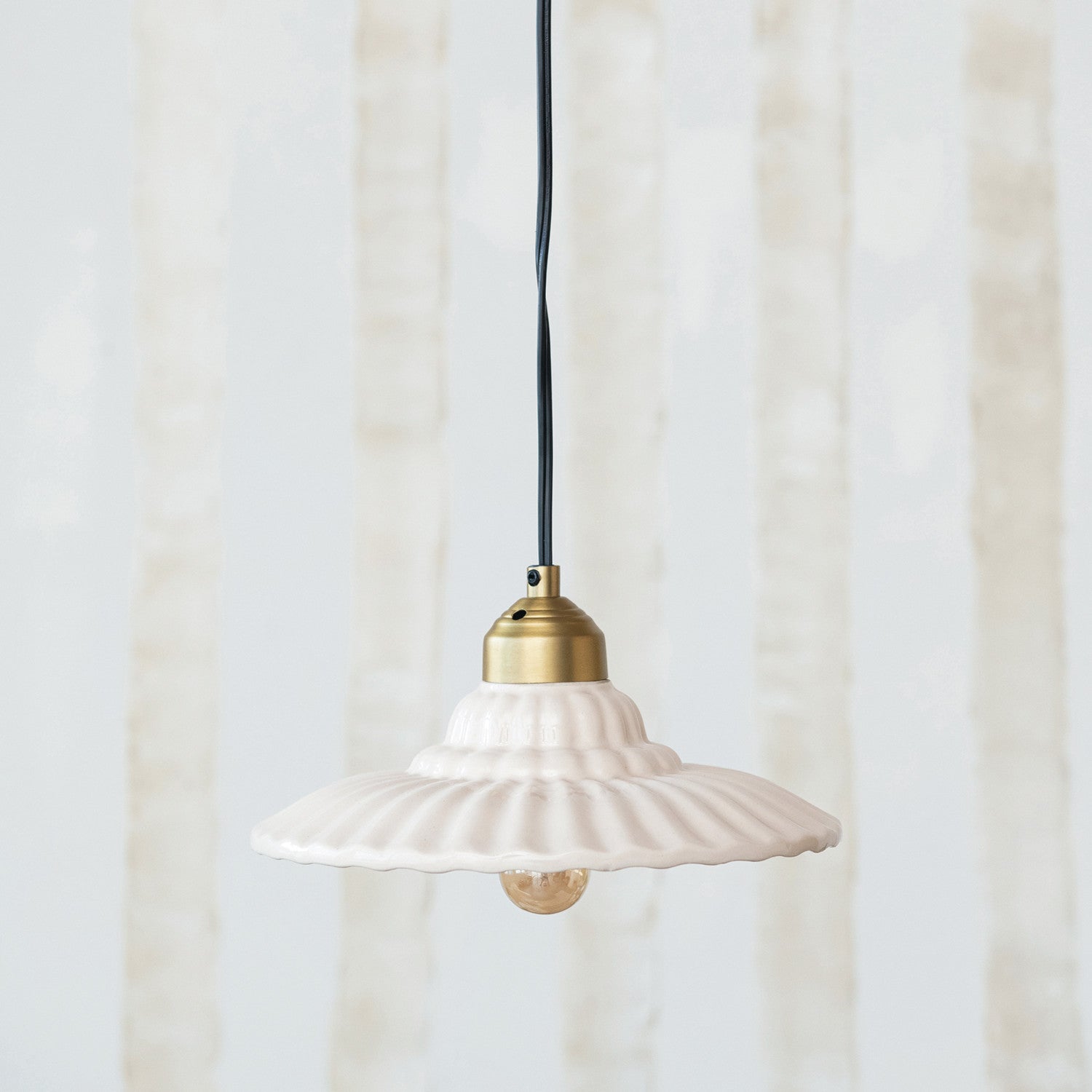 Pleated Pendant Lamp