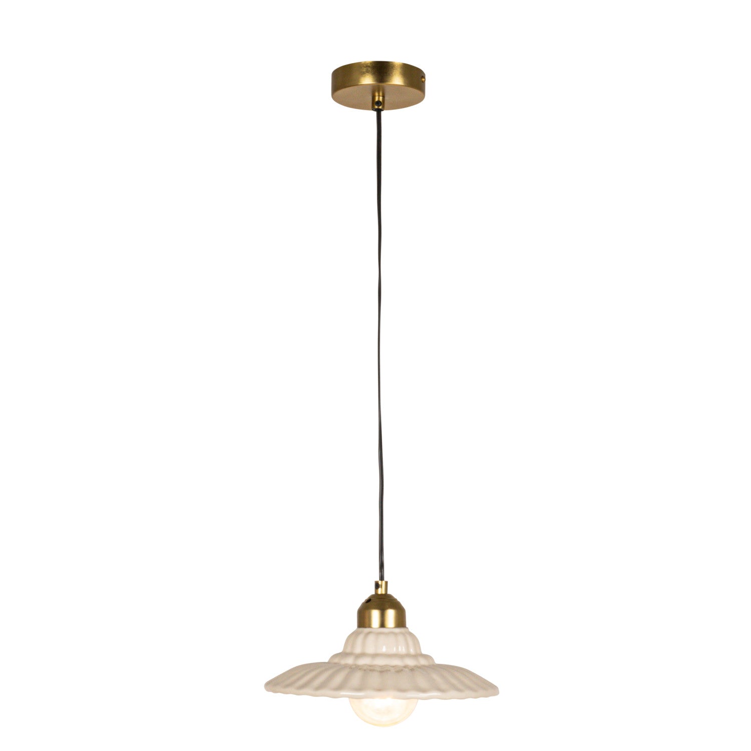 Pleated Pendant Lamp