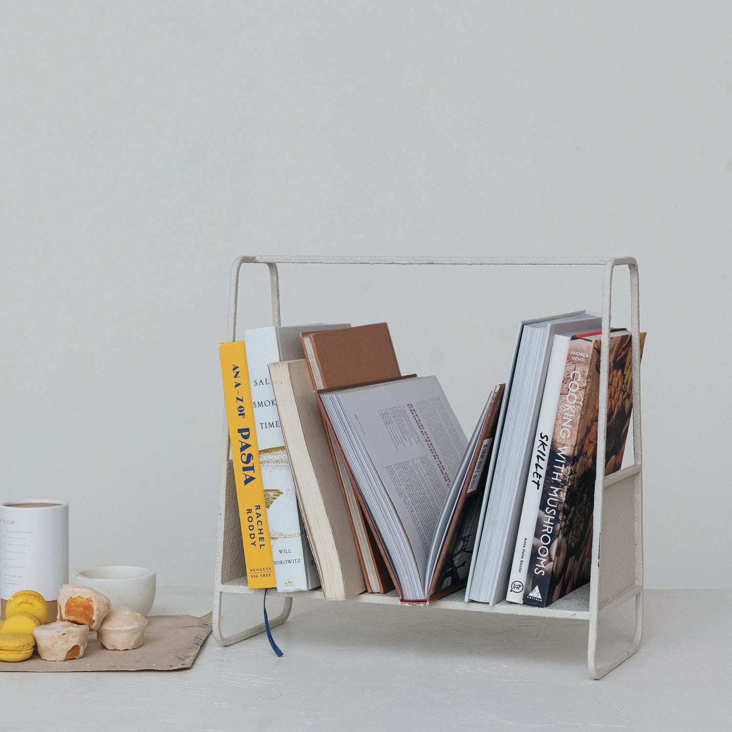 Cream Metal Rack