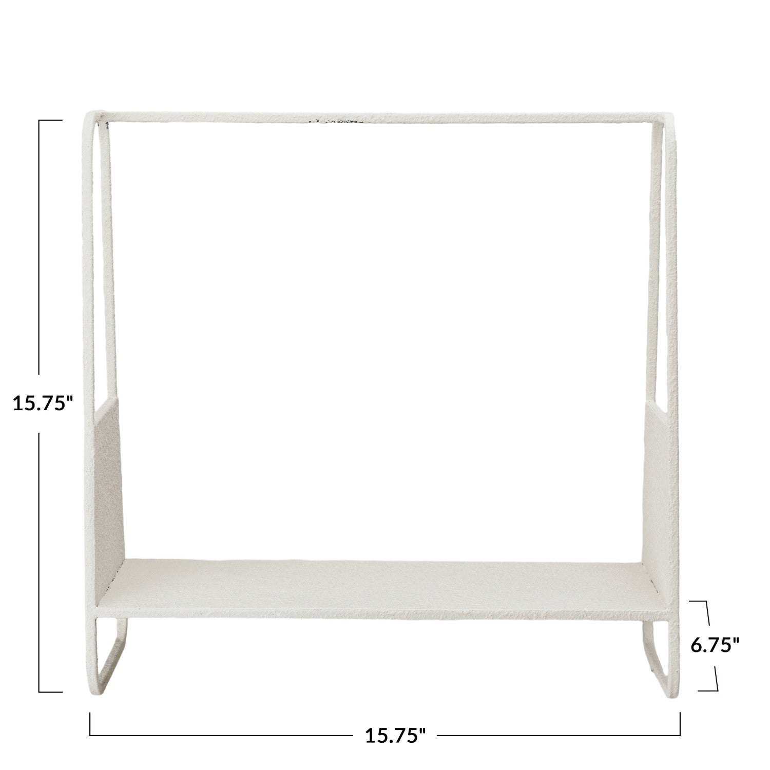 Cream Metal Rack