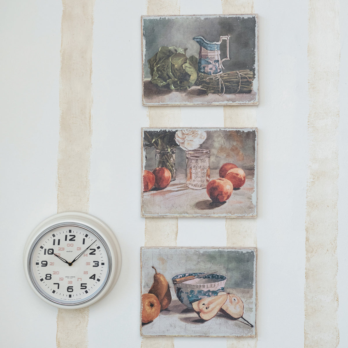 Cream Wall Clock