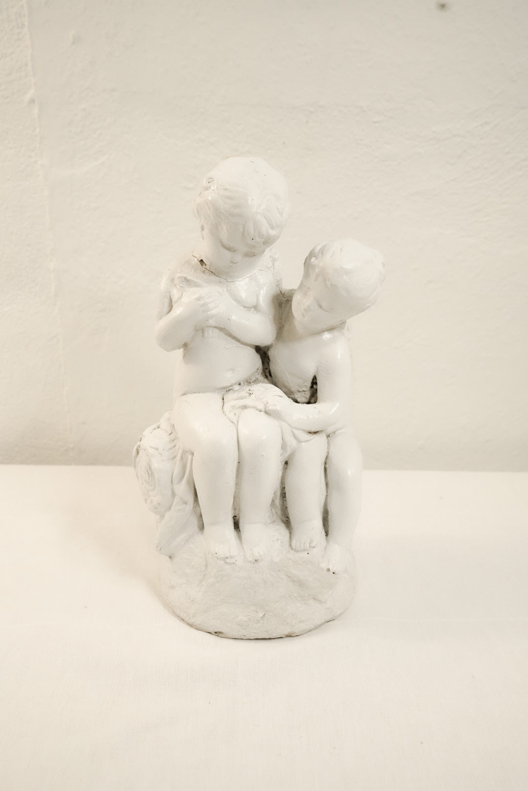 Vintage Cherub Statue