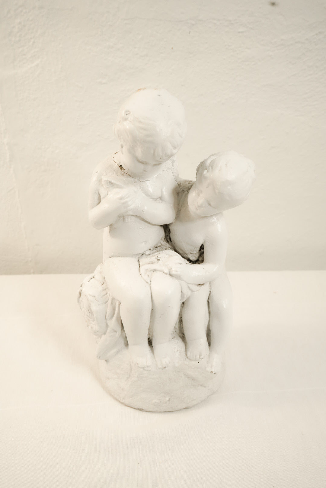 Vintage Cherub Statue