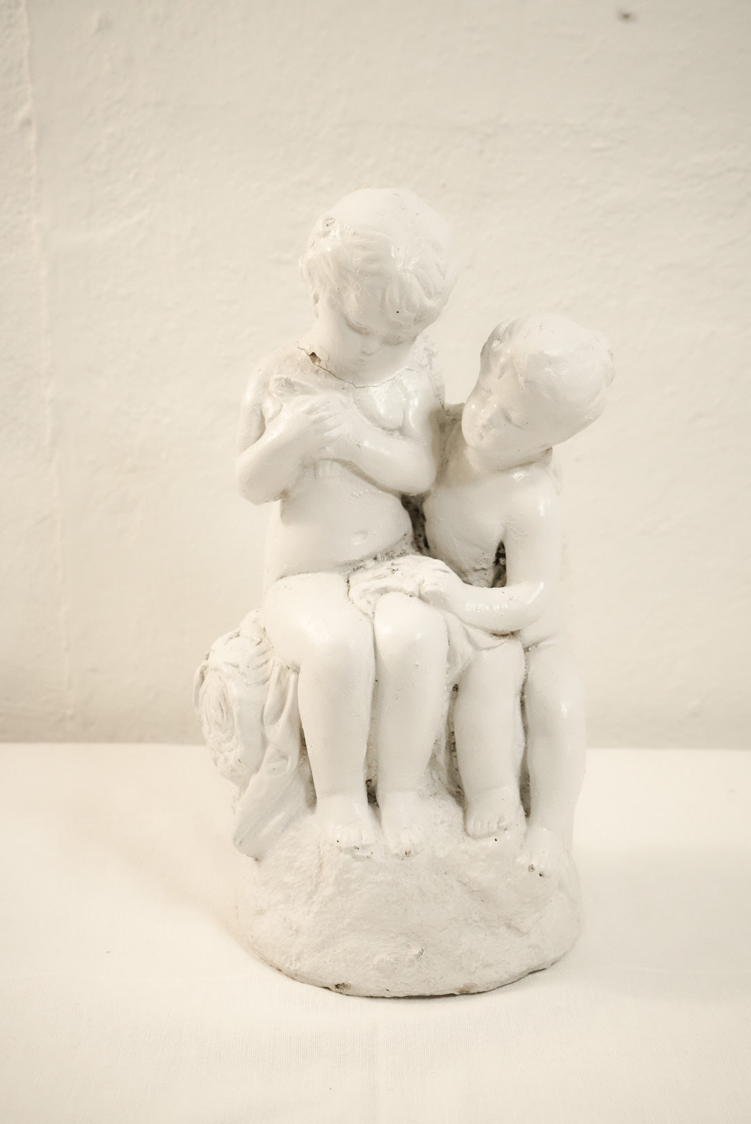 Vintage Cherub Statue