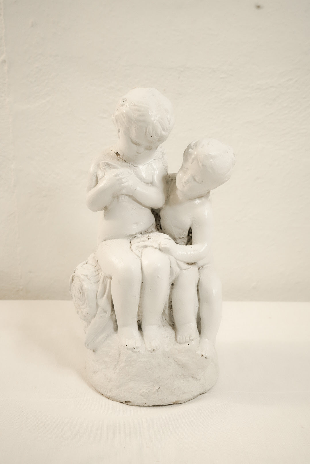 Vintage Cherub Statue