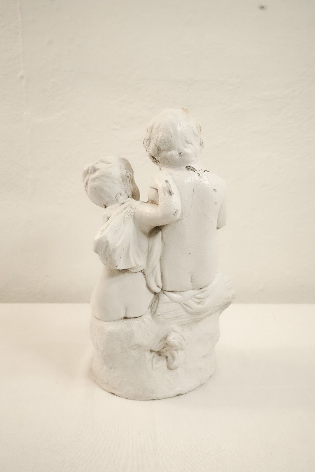 Vintage Cherub Statue