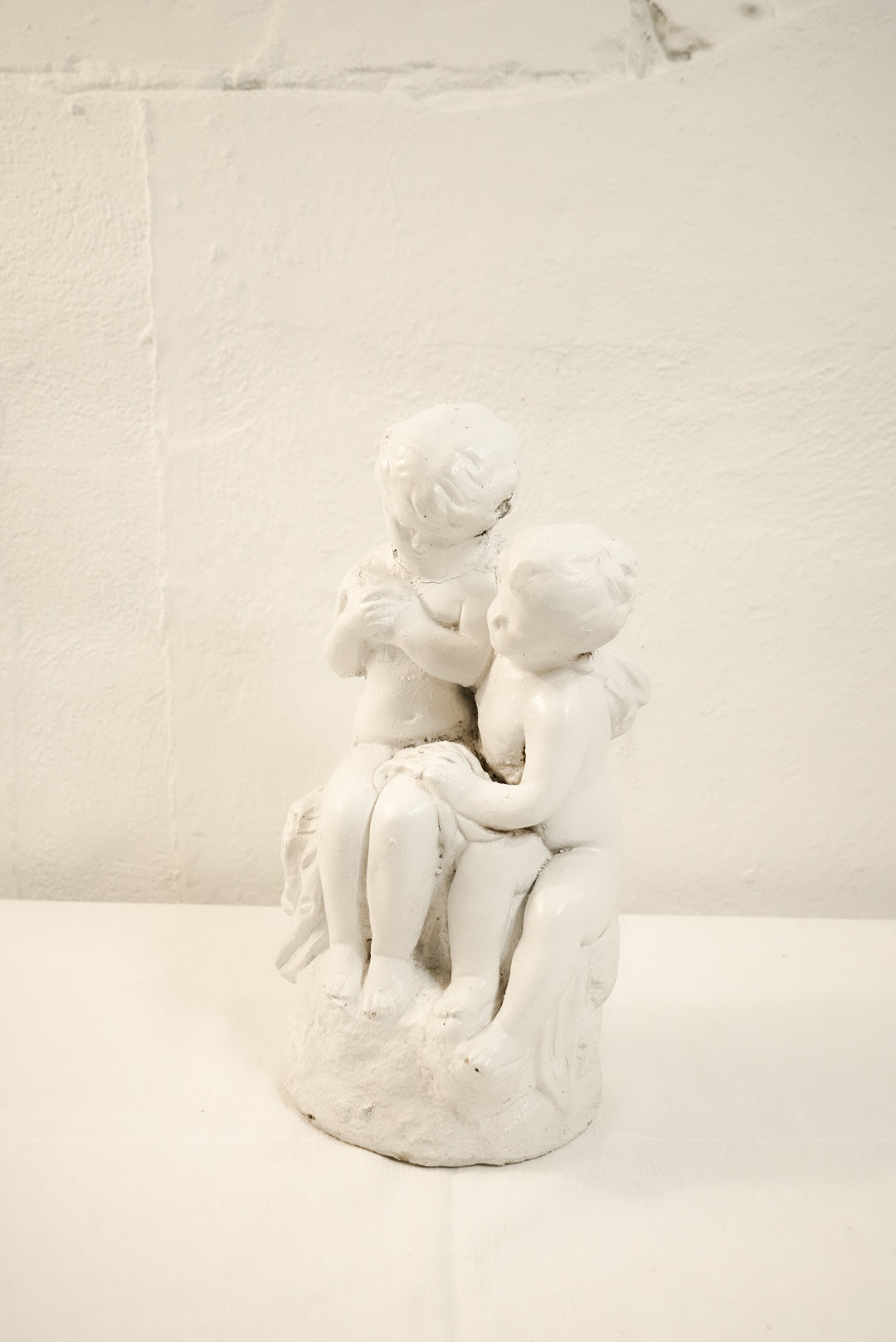 Vintage Cherub Statue