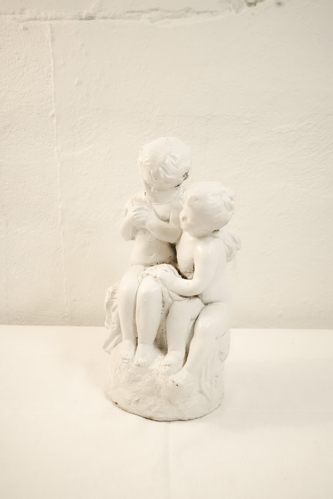 Vintage Cherub Statue