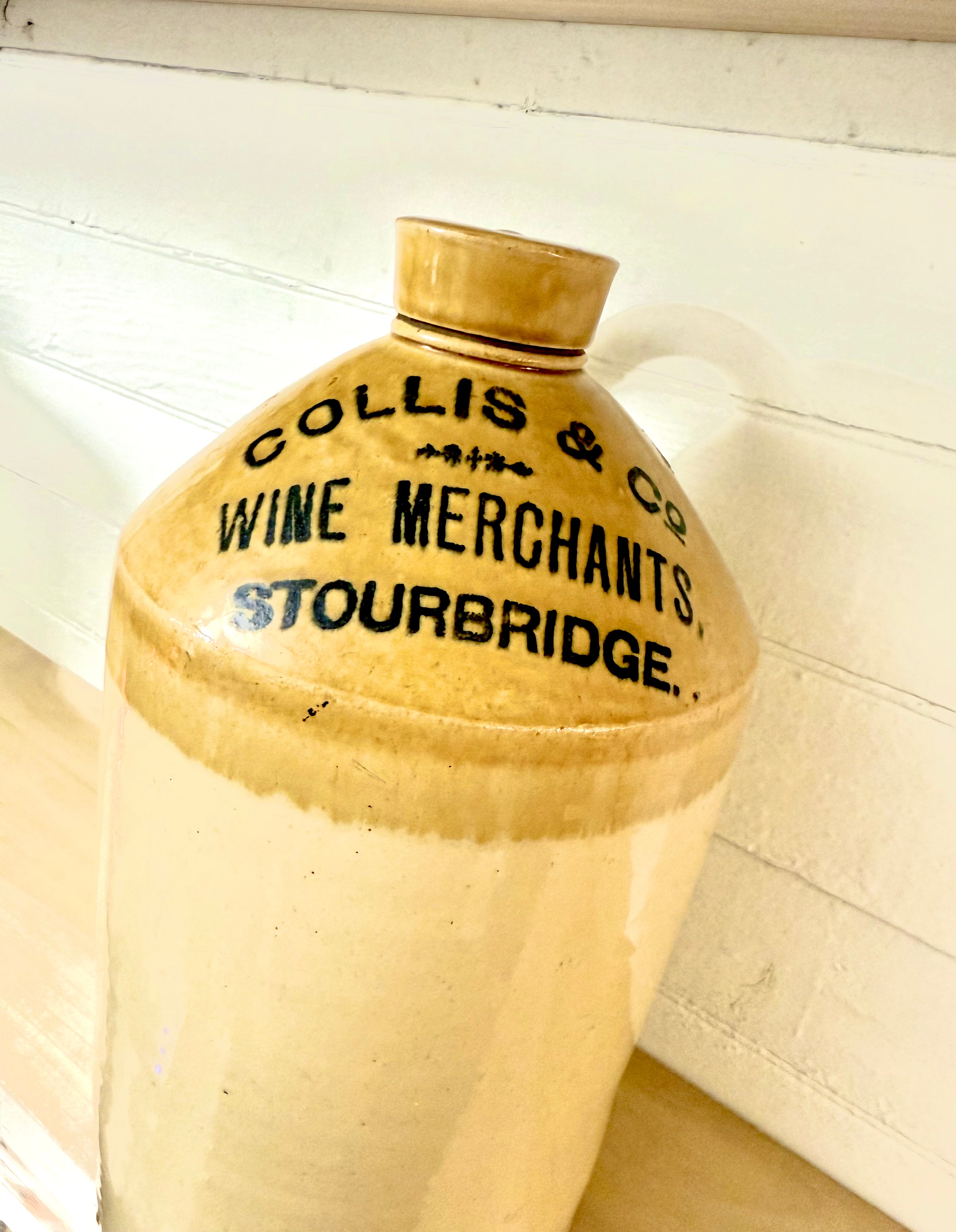 Antique Botanical Brewers Jug