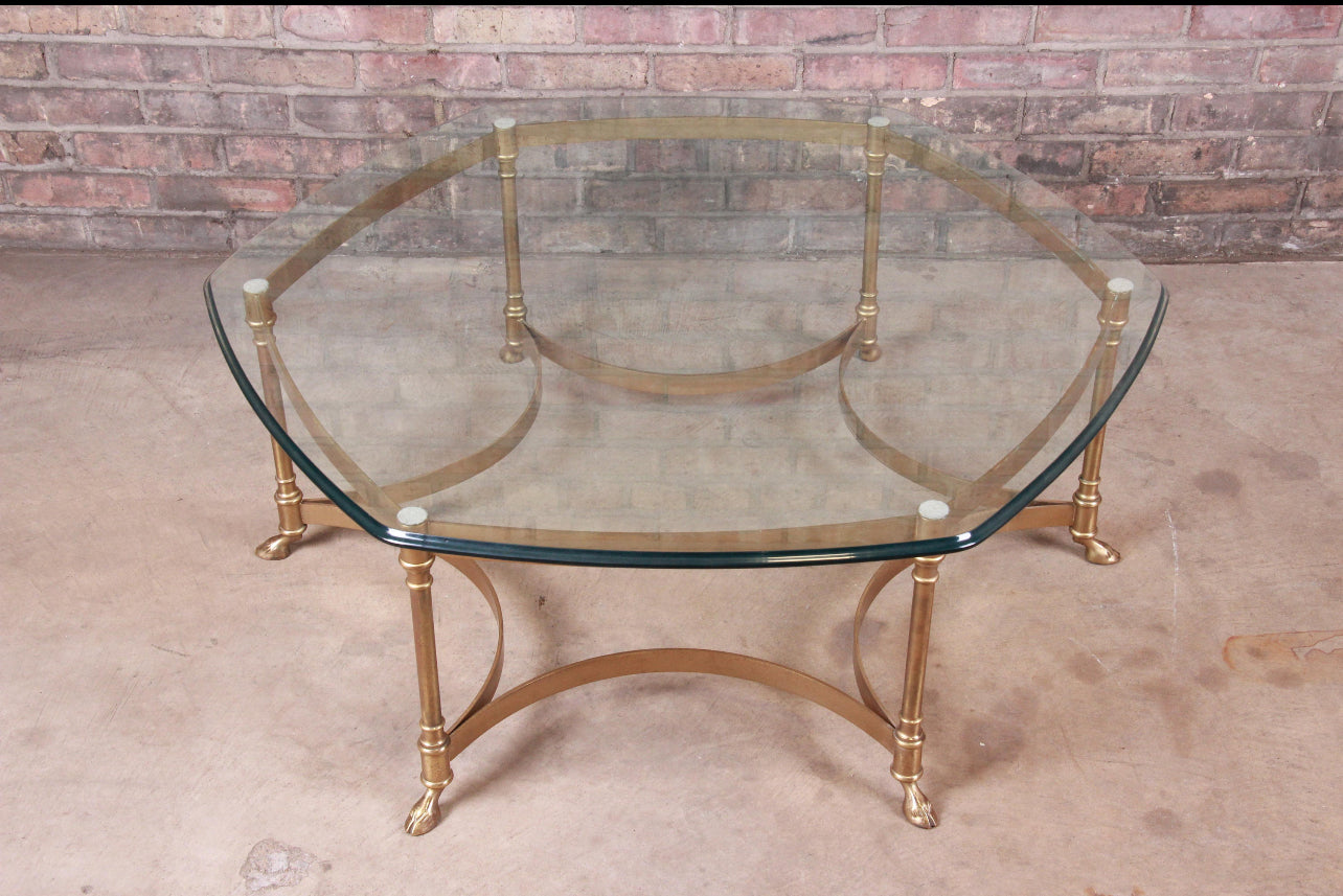 LarBarge Hollywood Brass Table