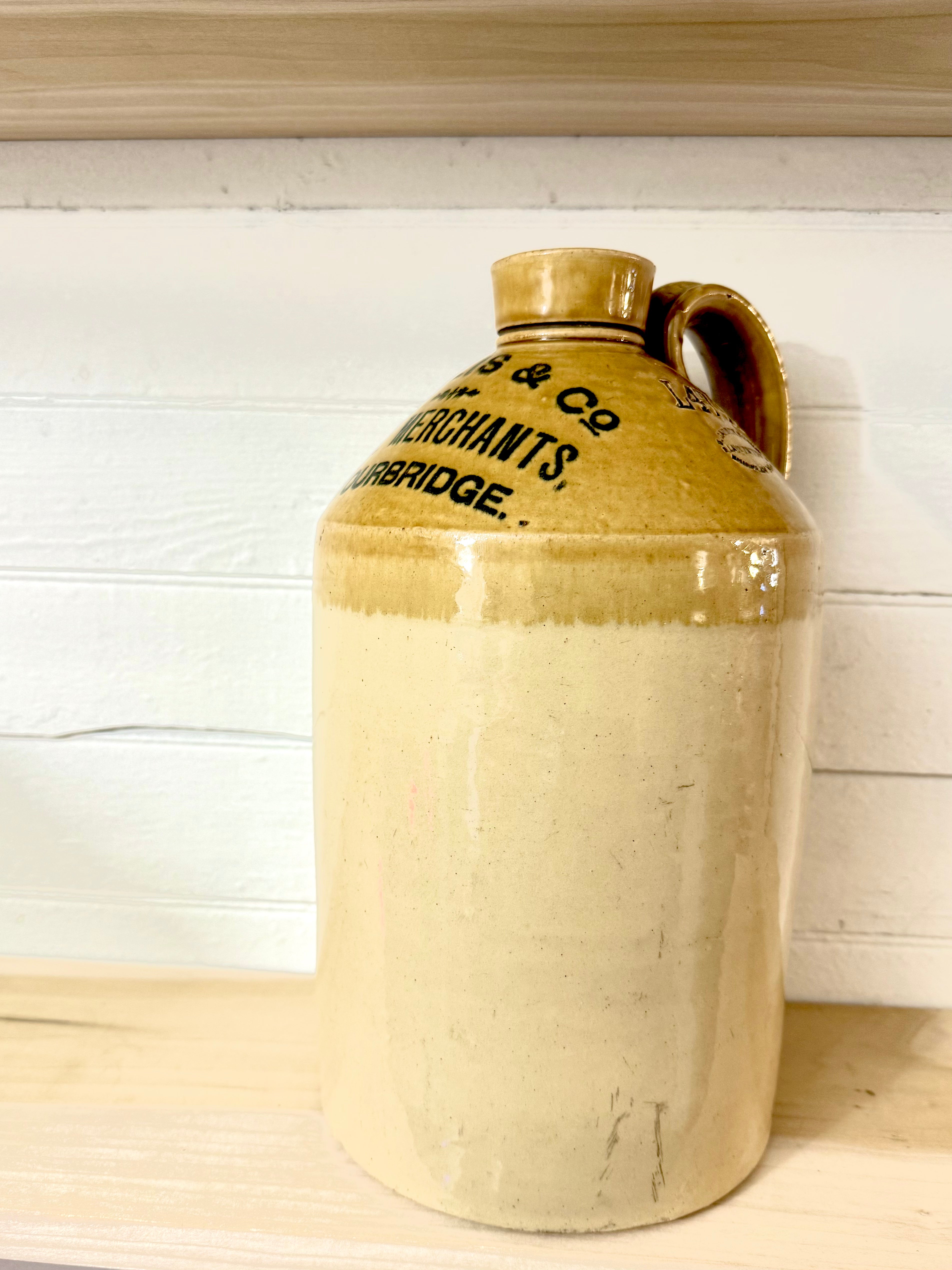 Antique Botanical Brewers Jug