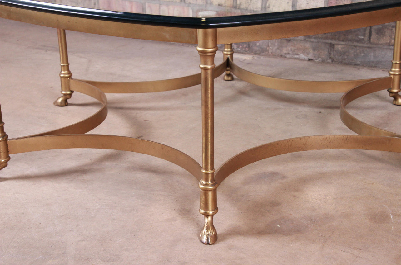 LarBarge Hollywood Brass Table