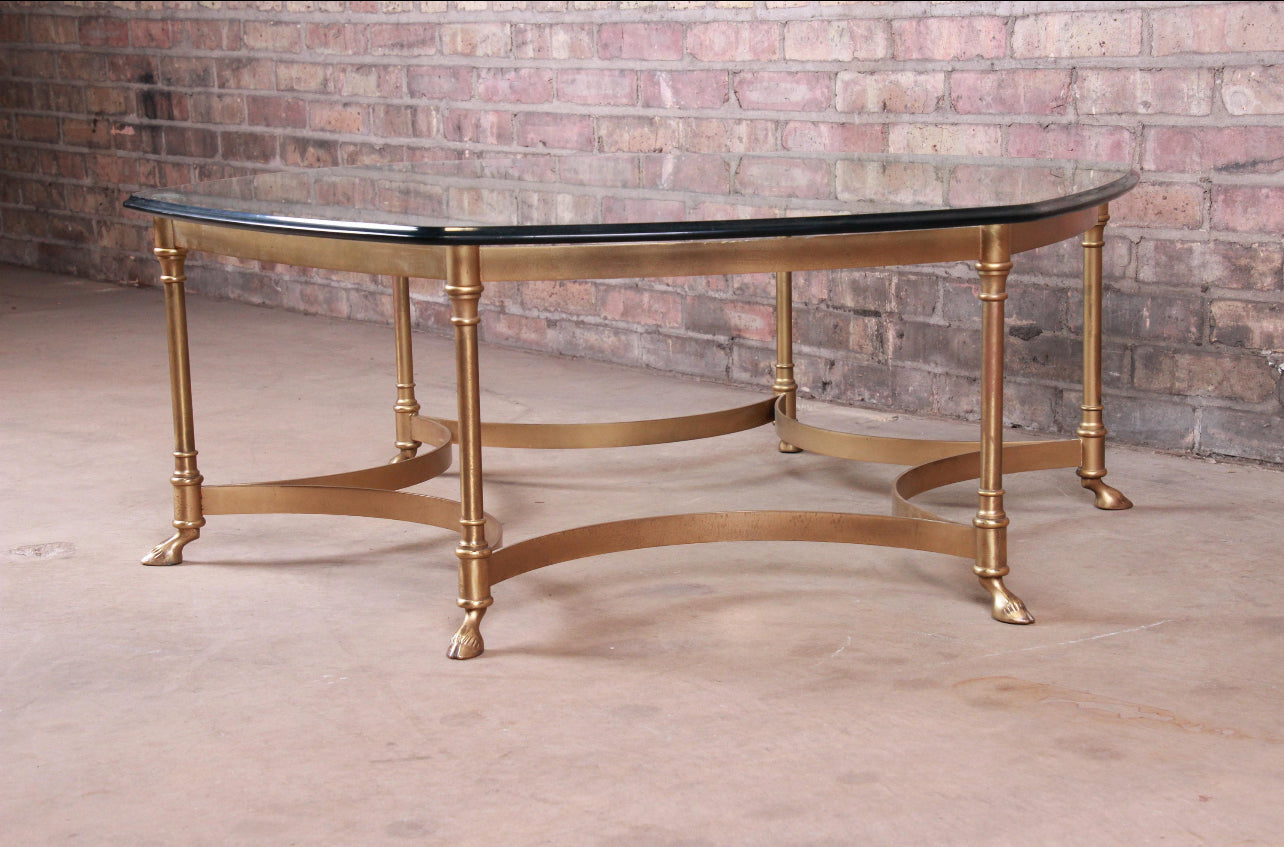 LarBarge Hollywood Brass Table