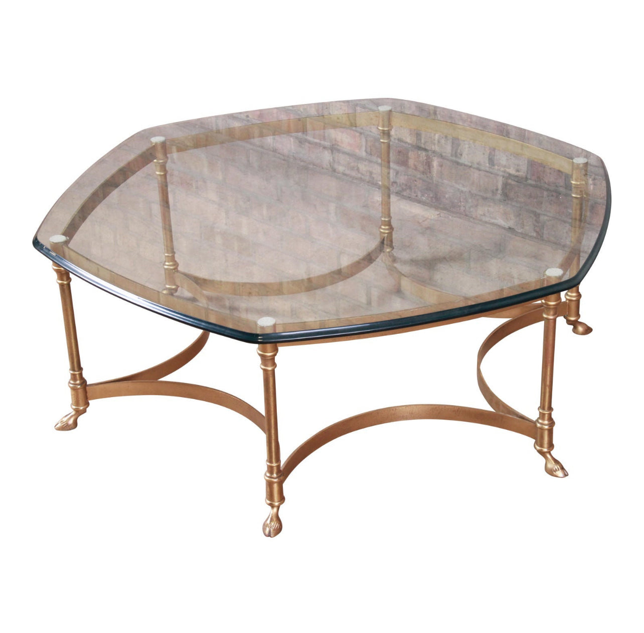 LarBarge Hollywood Brass Table