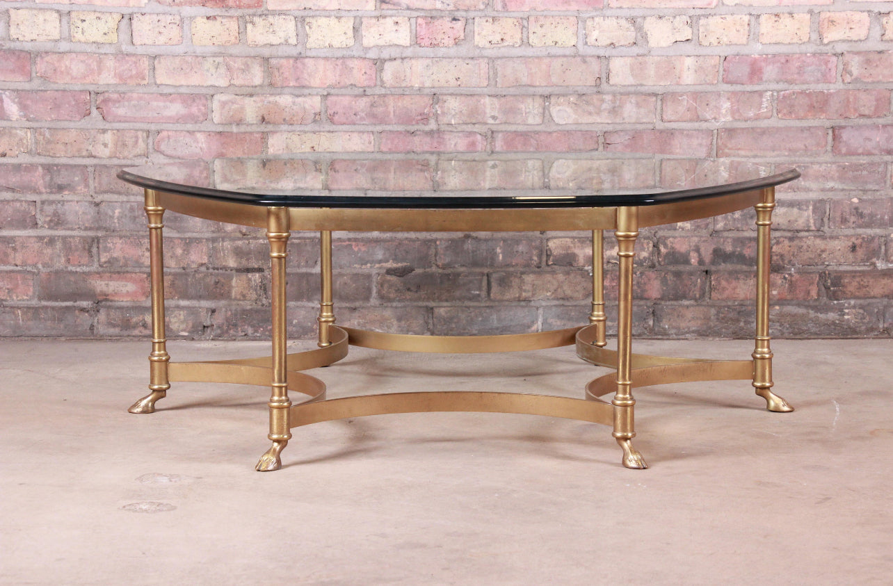 LarBarge Hollywood Brass Table