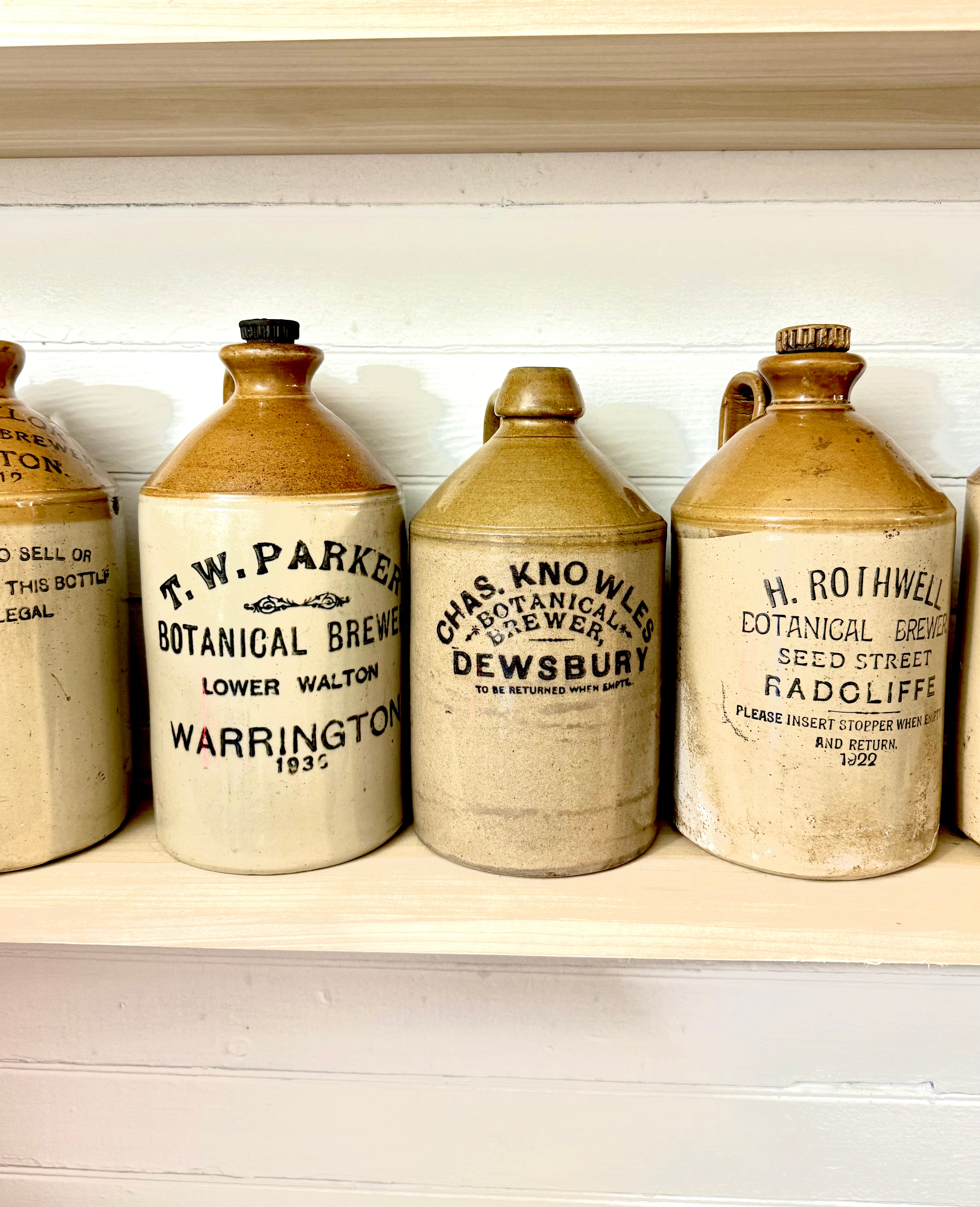 Antique Botanical Brewers Jug