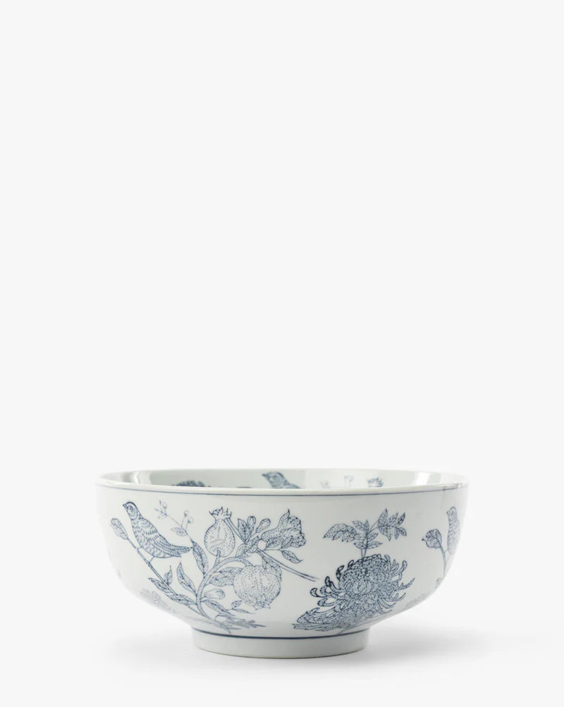 Botanical Hand Stamped Bowl
