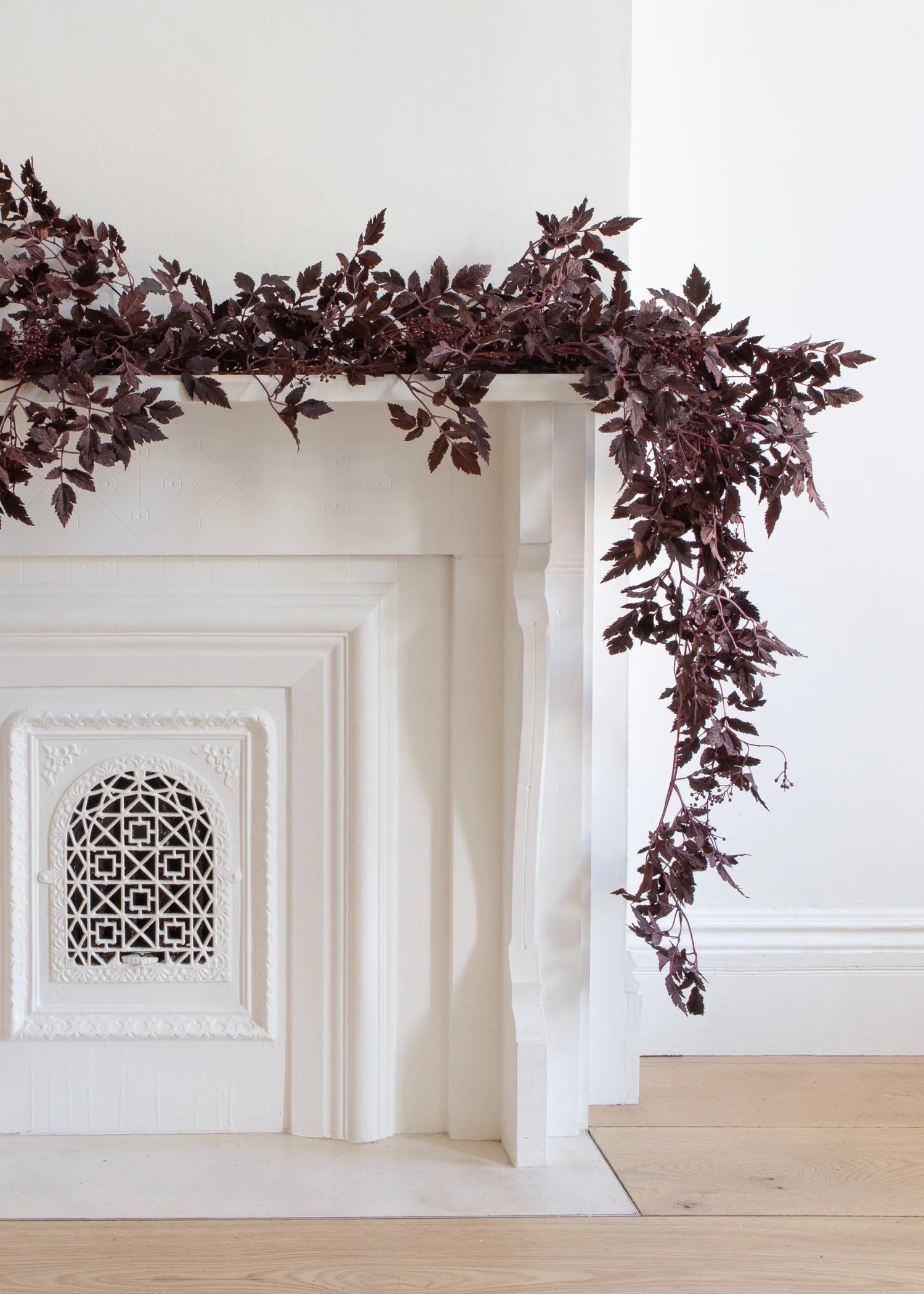 Plum Faux Ramosa Garland