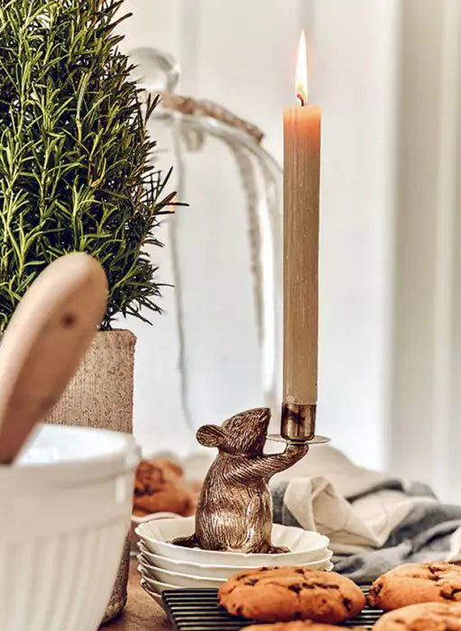 Gold Mouse Taper Holder