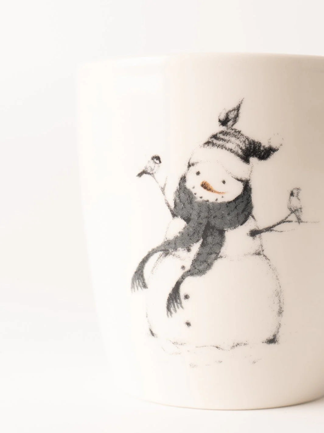 Stoneware Snowman Mug