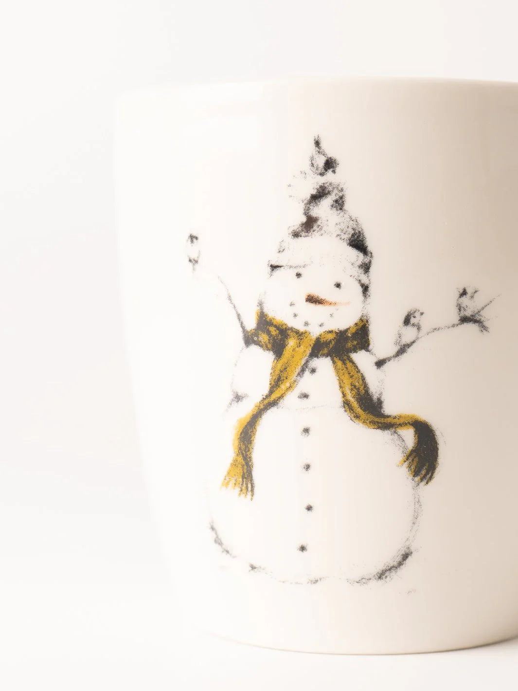 Stoneware Snowman Mug