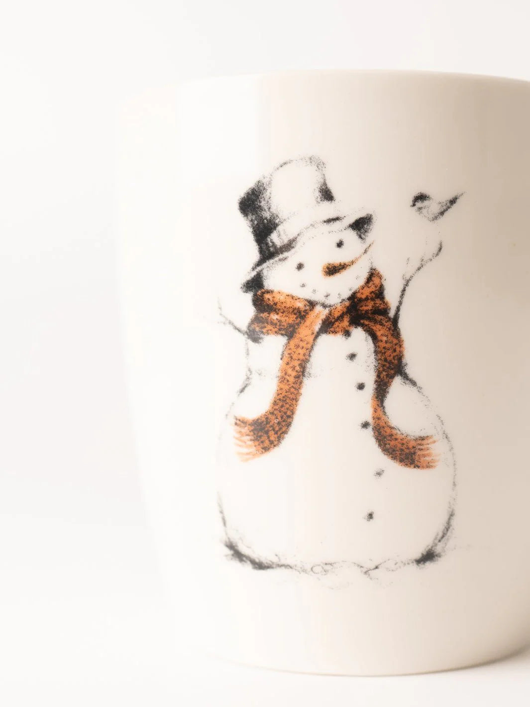 Stoneware Snowman Mug