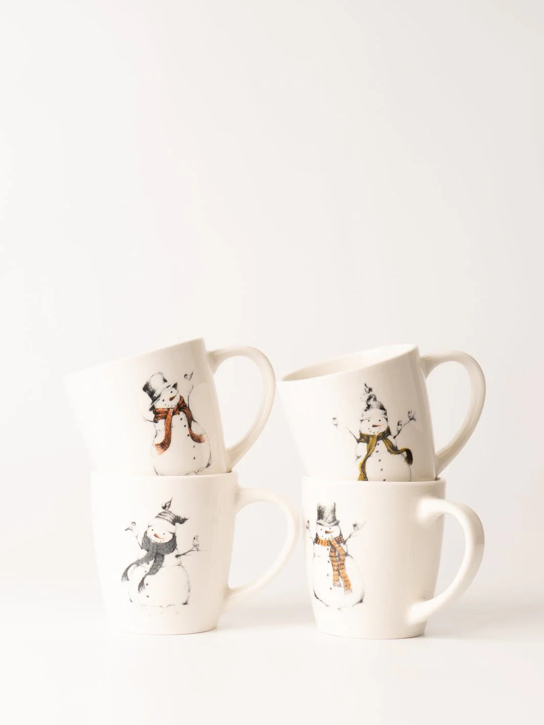 Stoneware Snowman Mug