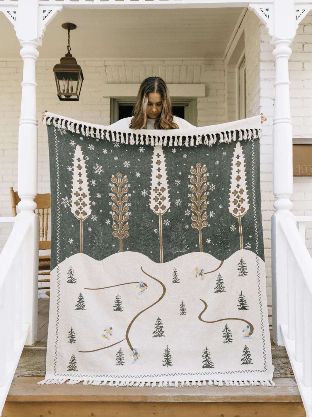 Woven Woodland Throw