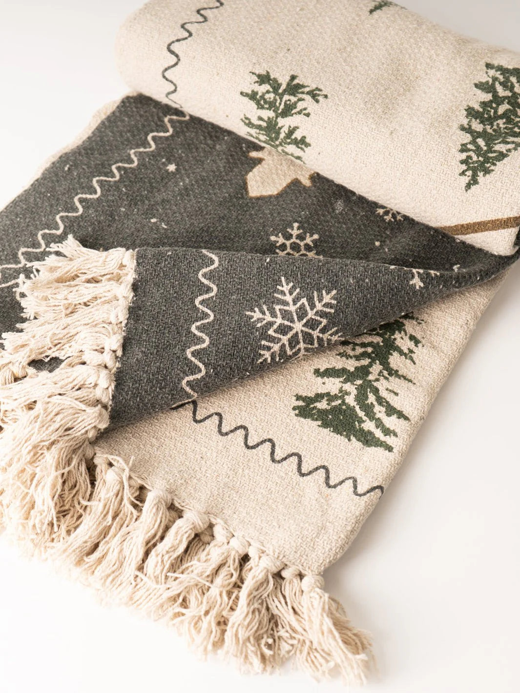Woven Woodland Throw