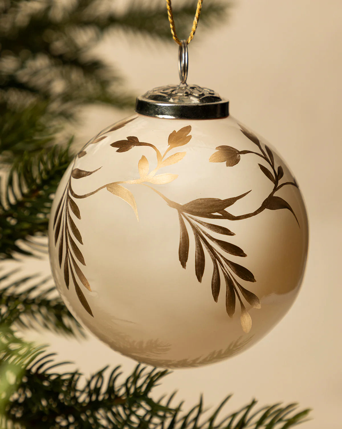Gold Vine Ornament