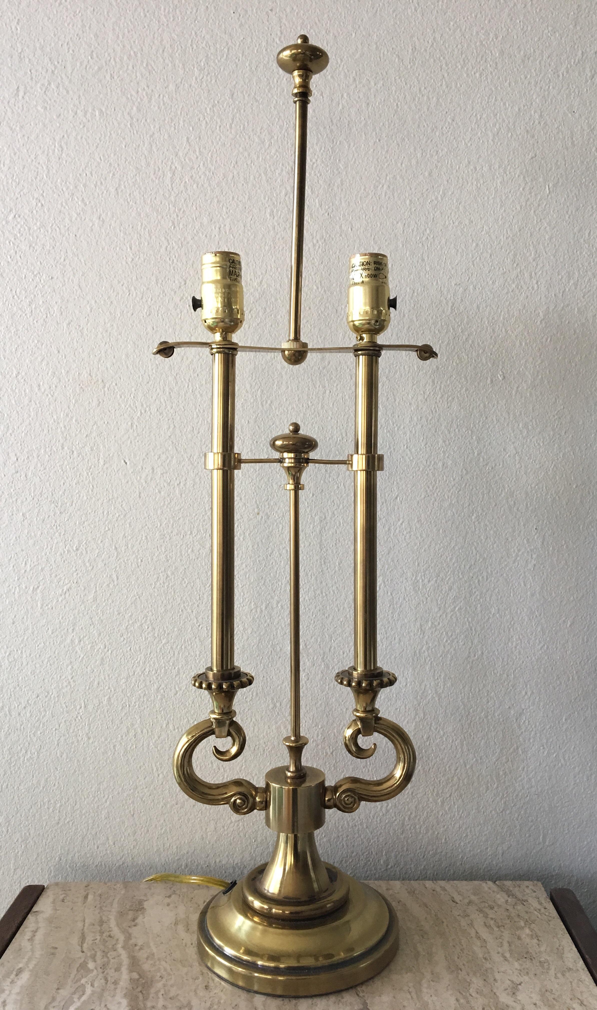 1970s Stiffel Brass Lamp