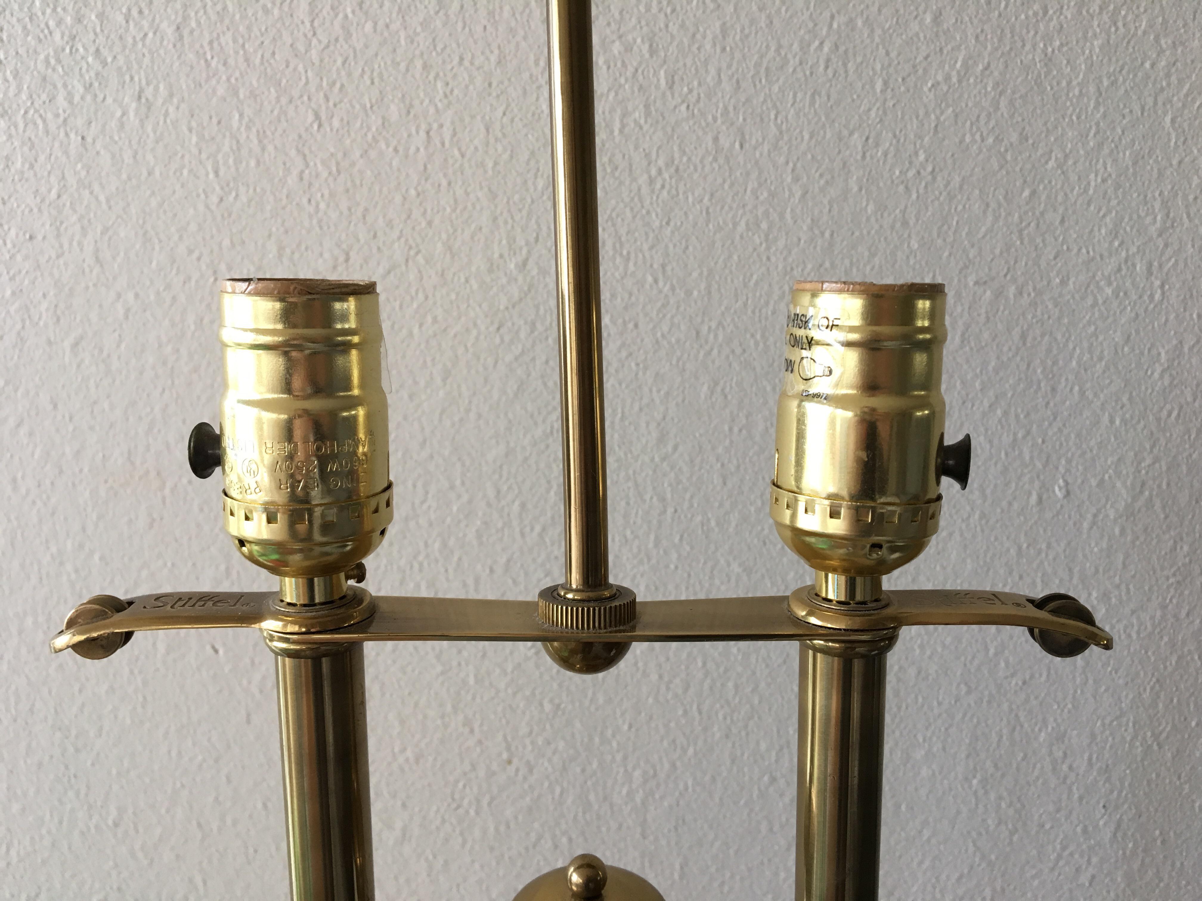 1970s Stiffel Brass Lamp