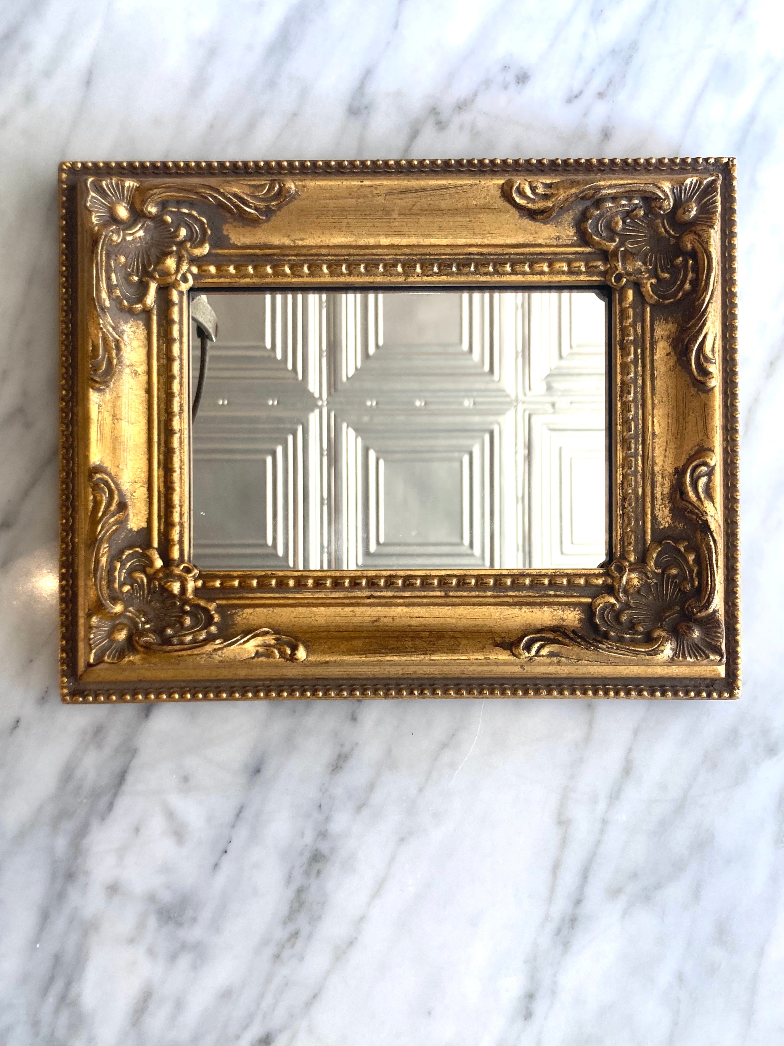 Gold Ornate mirror