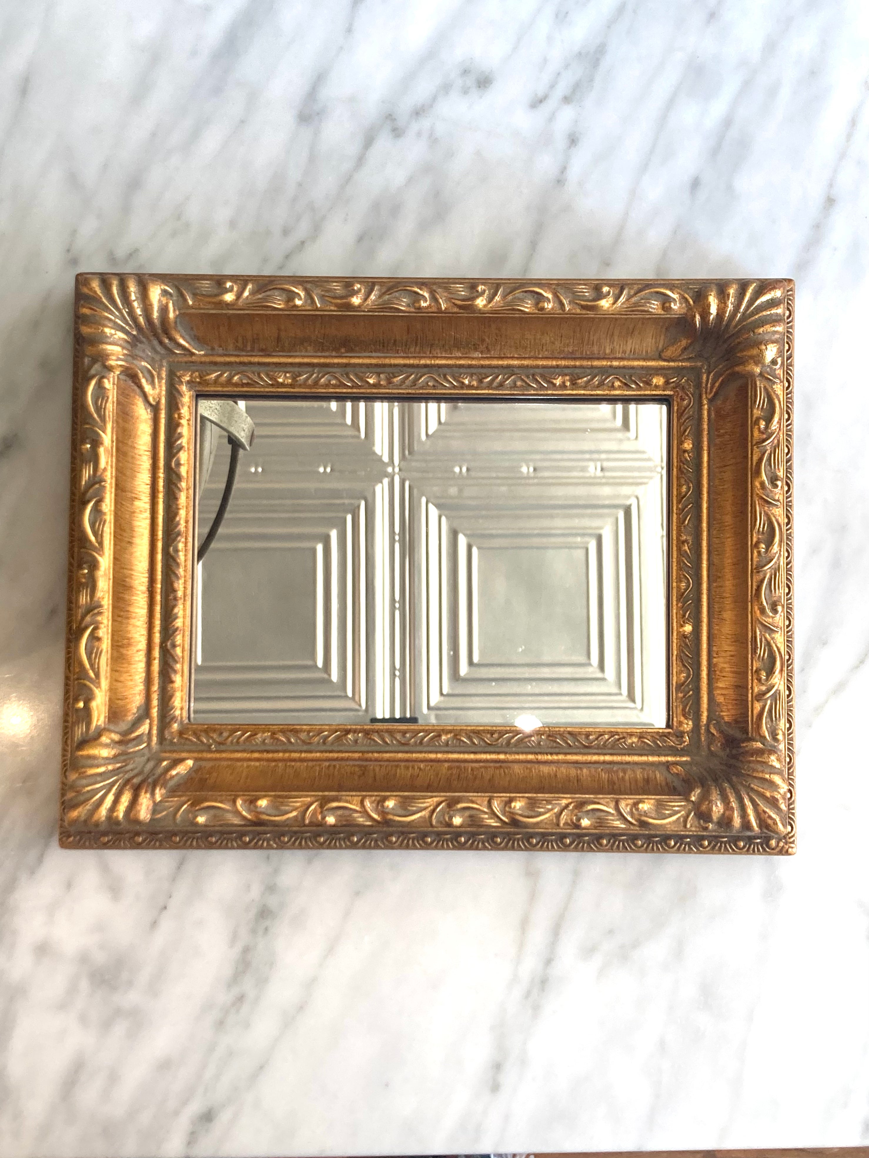 Gold Ornate mirror