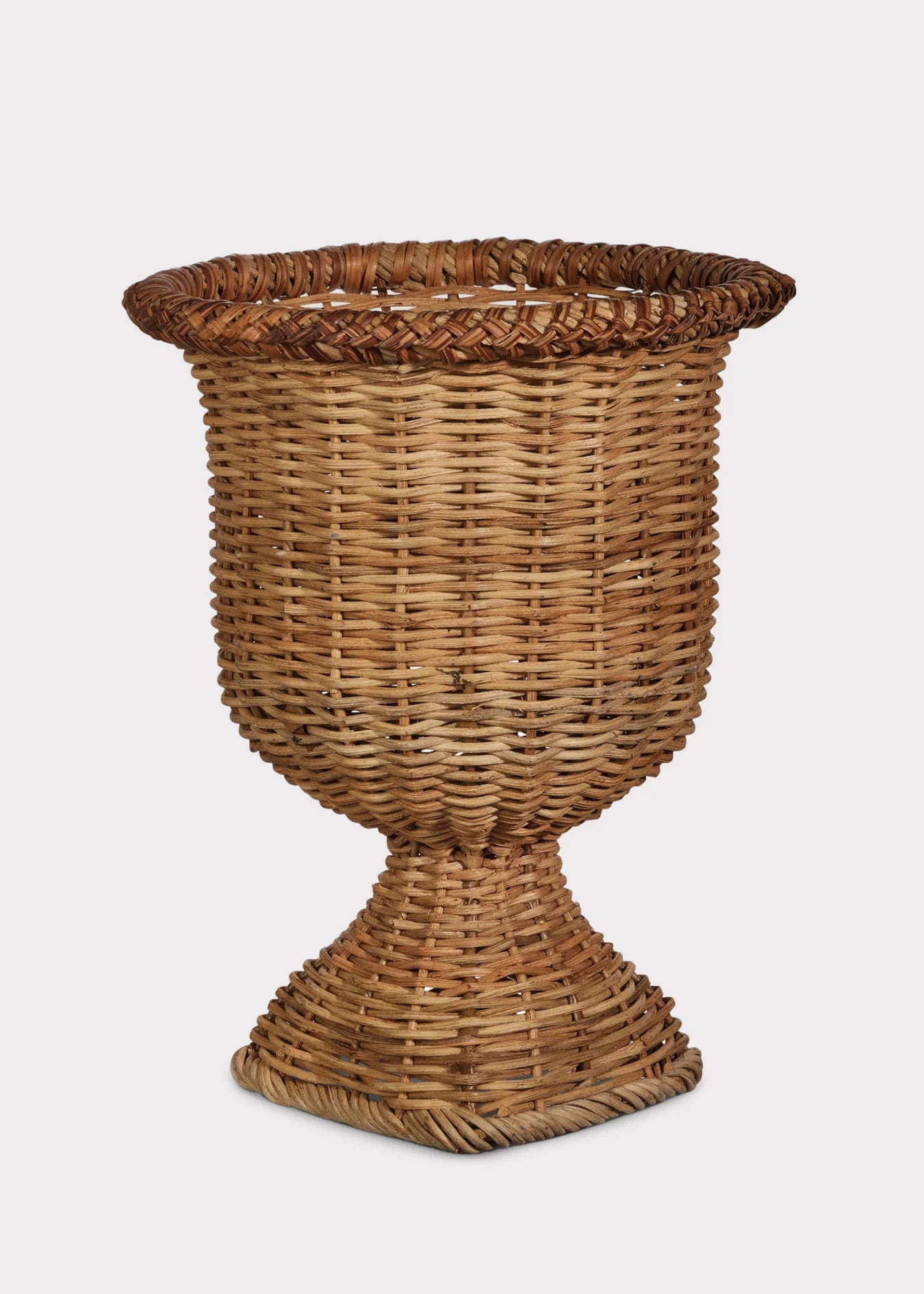 Woven Rattan Urns