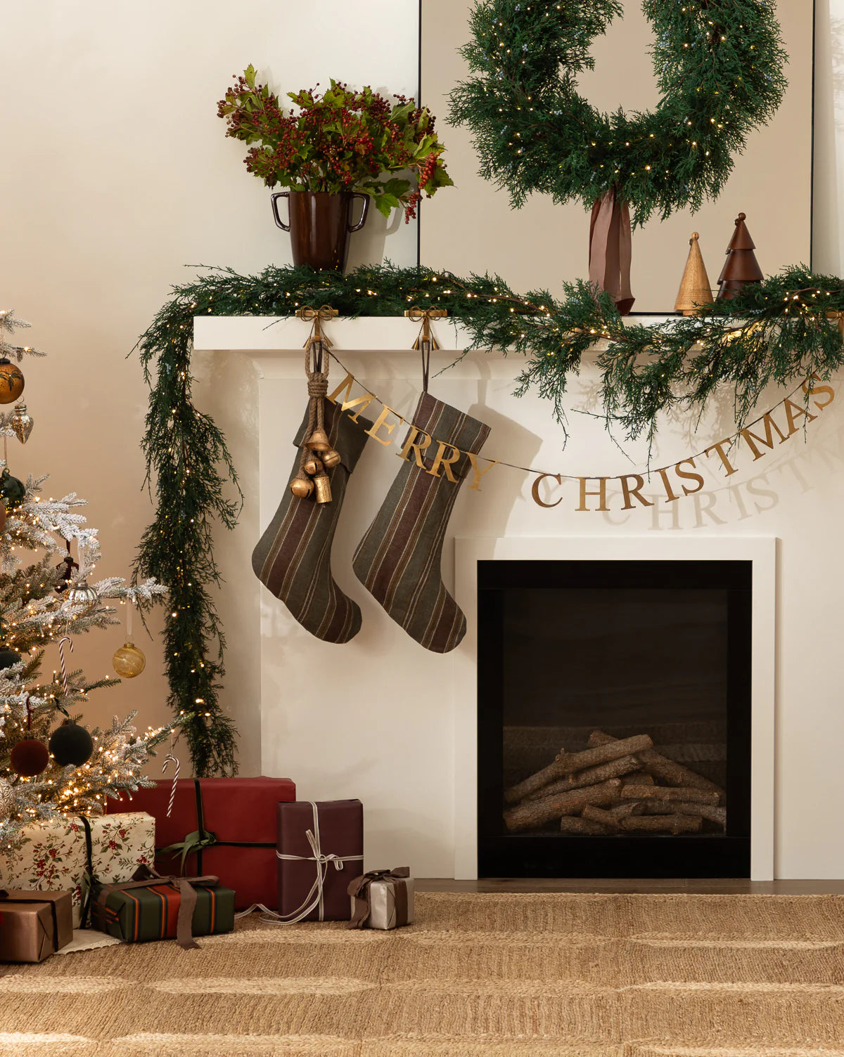 Brass Bells on Jute Hanger