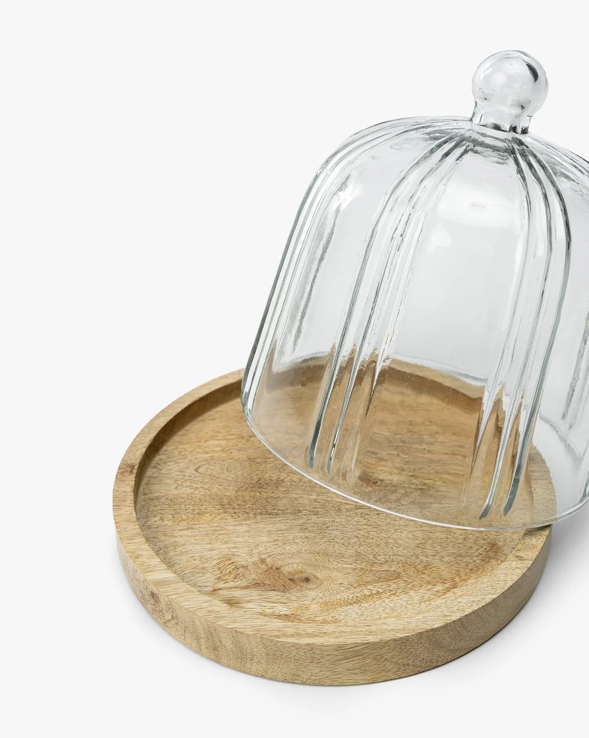 Pleated Glass Cloche