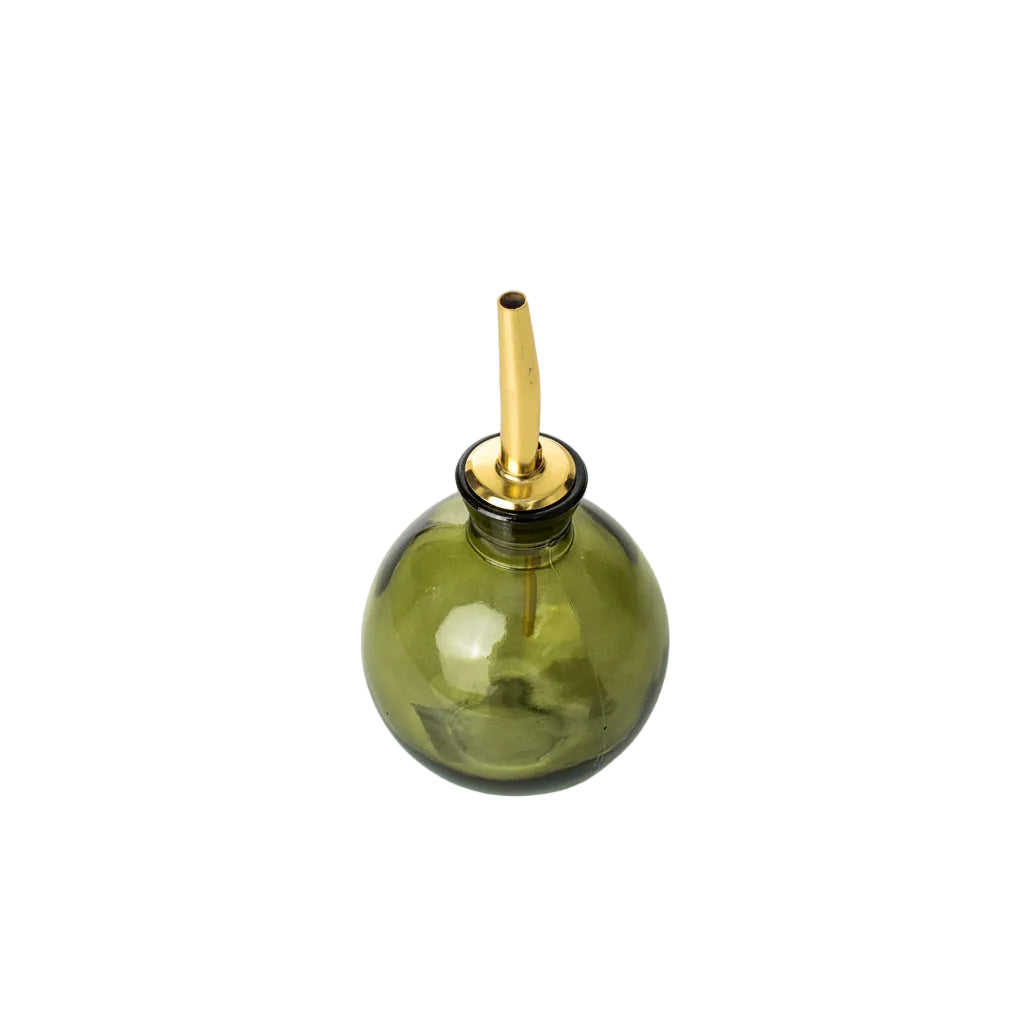 Olive Glass Bottle