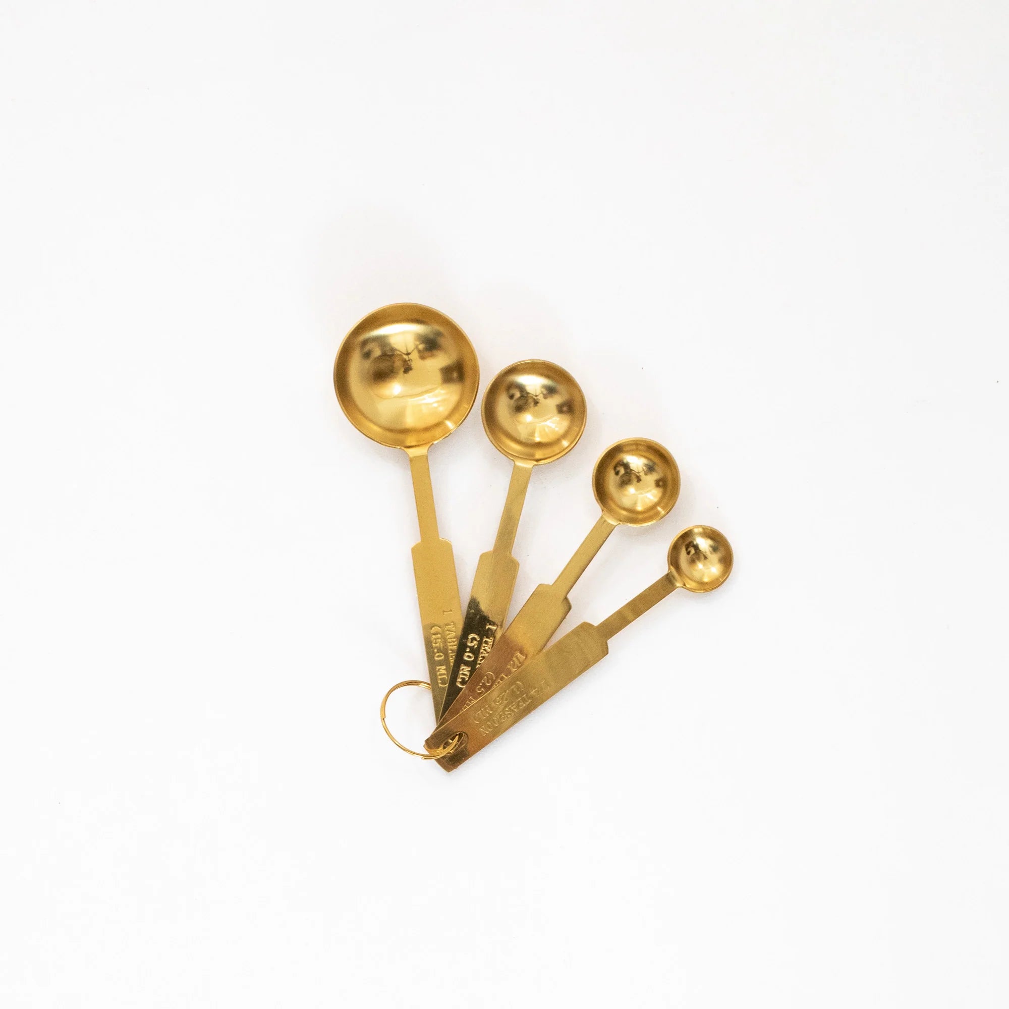 Gold Measuring Spoon Set