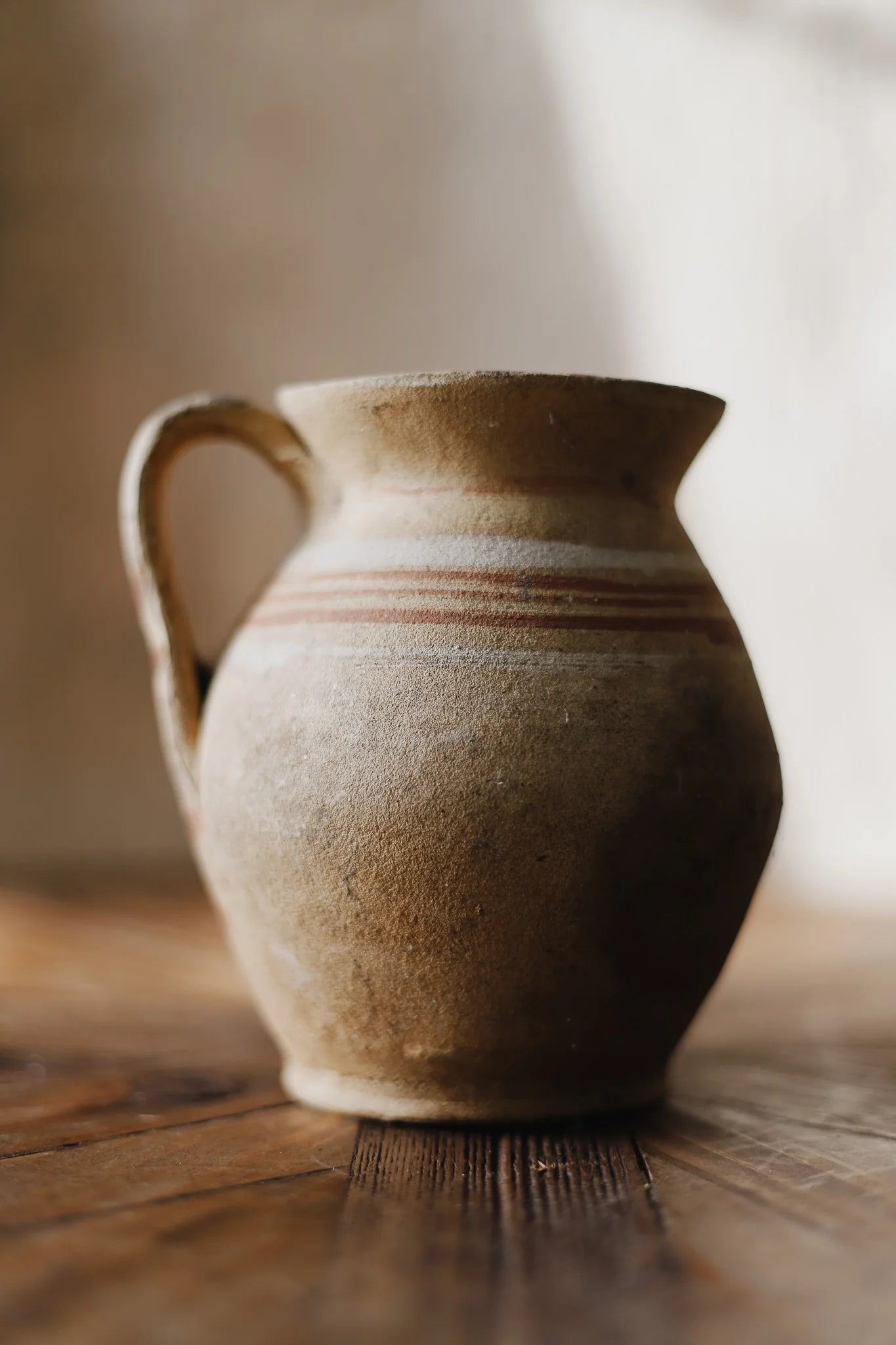 Antique Italian hand painted jug