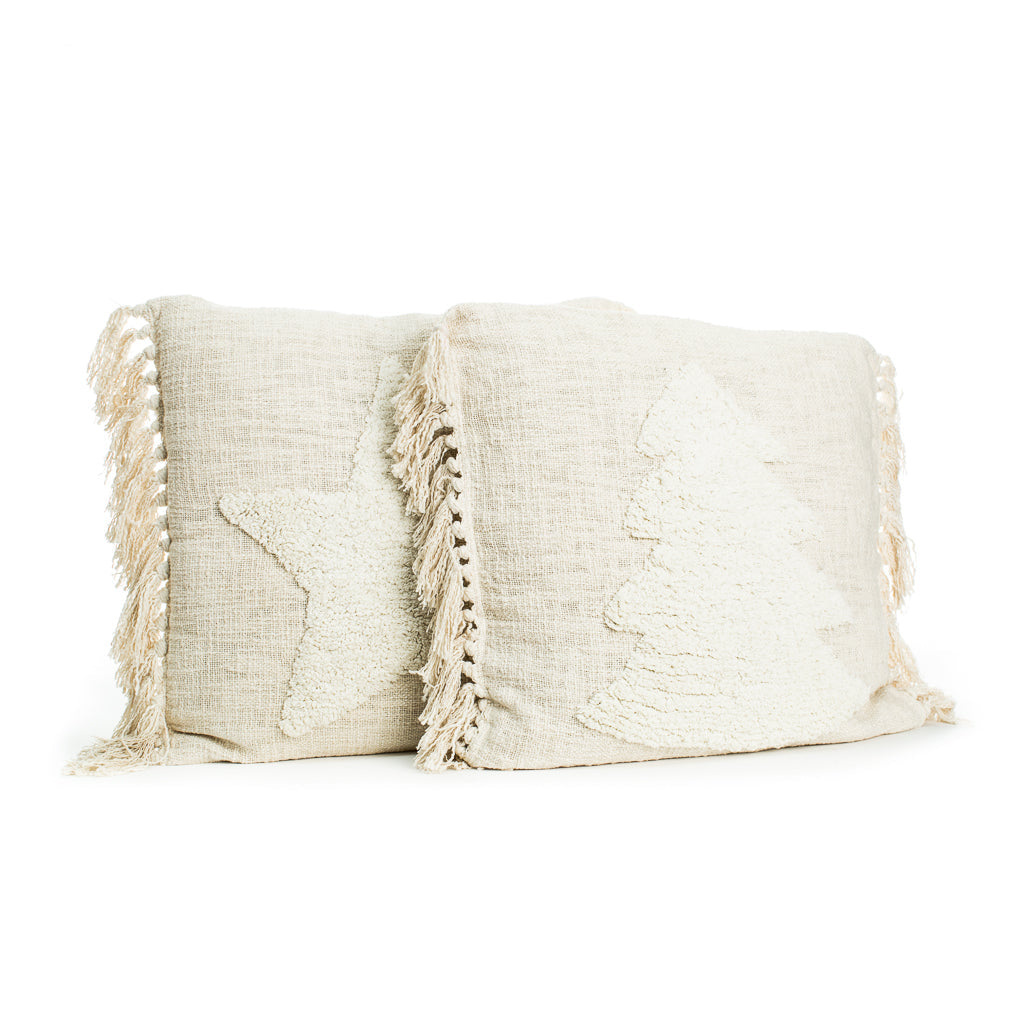 Holiday Tassel Pillow