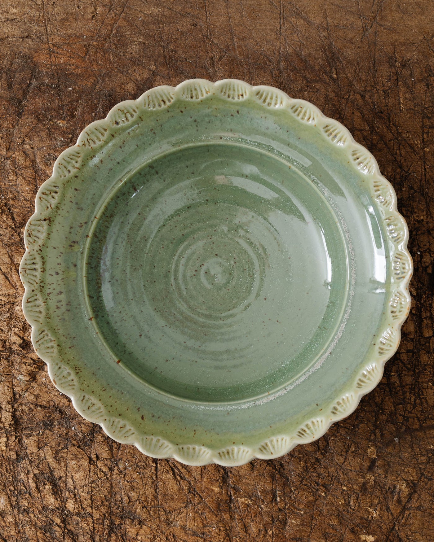 Scalloped Edge Bowl