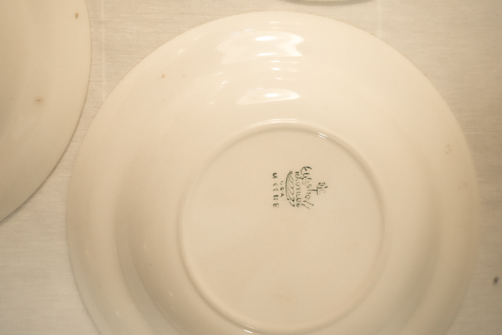 Bowl with Gold Trim