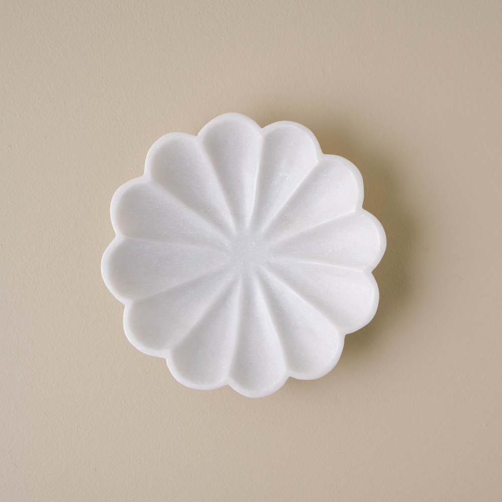 Florence Carved Marble Dish