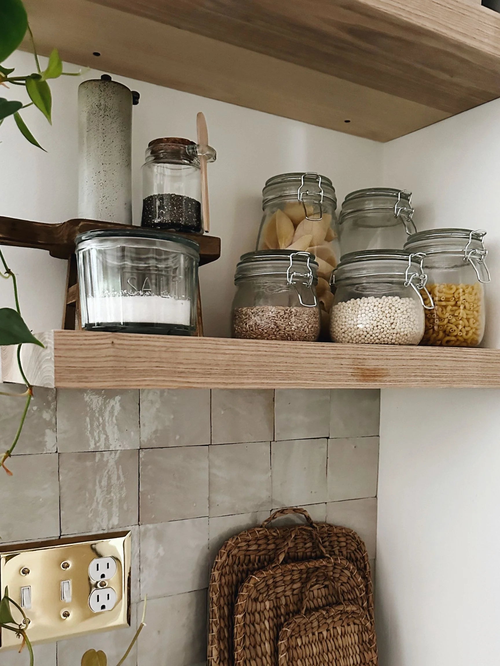 Glass Jar with Clamp Lid